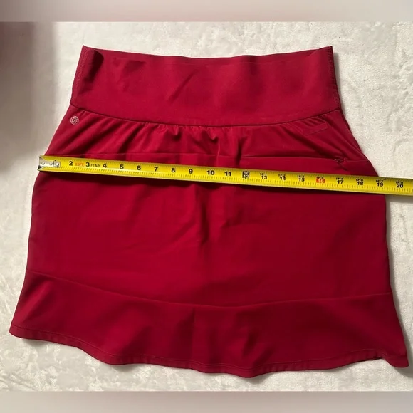 adidas women's maroon golf skirt - Picture 6 of 8